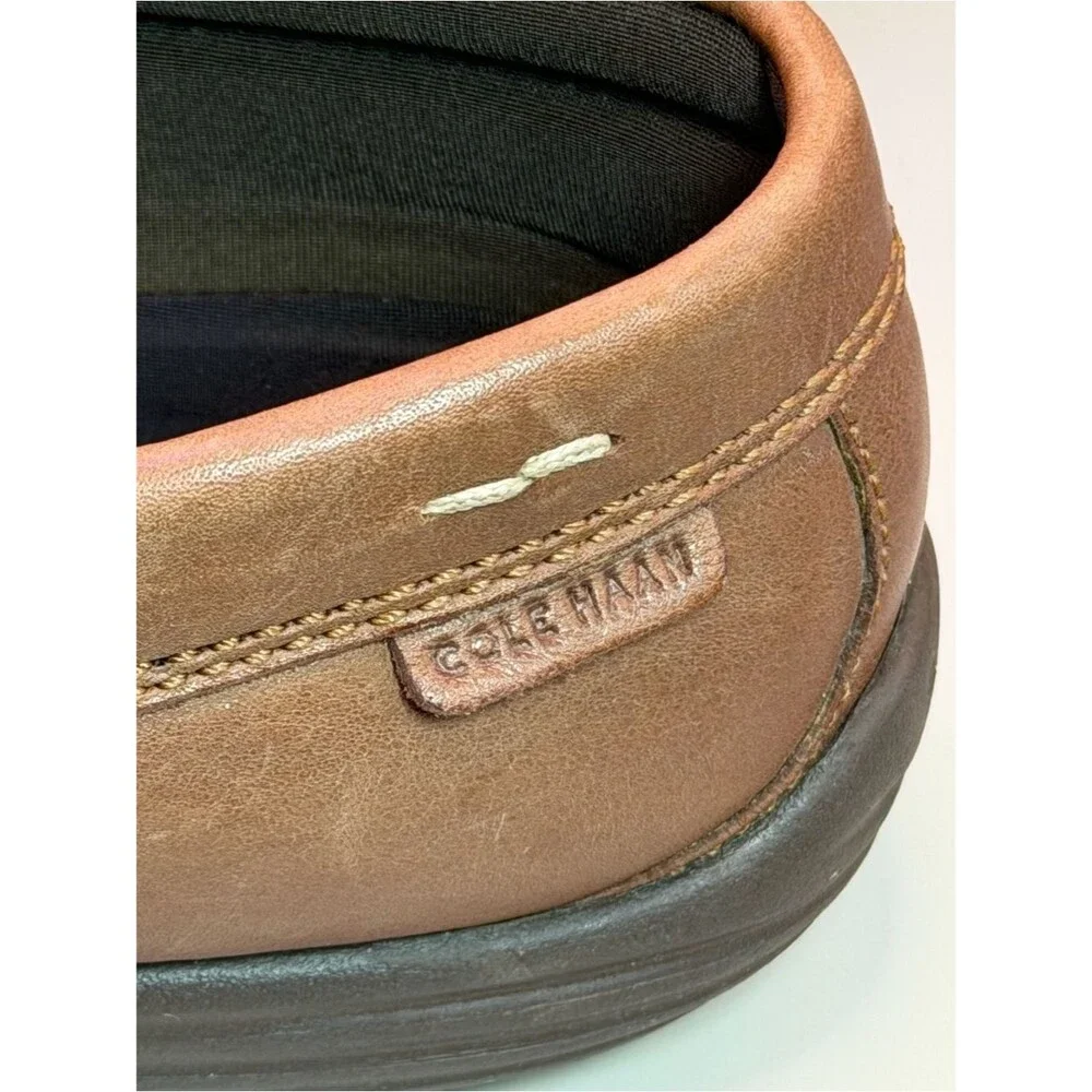 Cole Haan Motogrand Brown Leather Loafers Men’s 8M Comfort Slip On